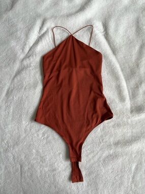H&M NWT Orange Bodysuit